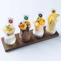 ミニパフェ3種食べ比べ