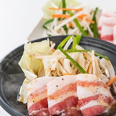 熊本県産 あそび豚の陶板焼き
