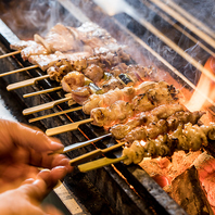 いずみ鶏の焼き鳥！黒豚を使った串焼き！絶品です！