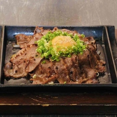 牛ツラミの鉄板焼き（天草黒牛）