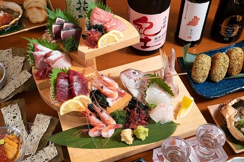 海鮮と日本酒を愉しむなら、八王子の名店 魚酒場じゅらくで！晩酌もご宴会も贅沢に◎