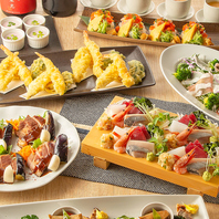 鮮度抜群☆海鮮コース料理が飲み放題付きでお得です！