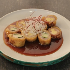 旬野菜巻き酢豚（天草ポーク）