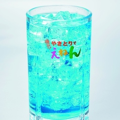 青のレモンサワー(ブルーハワイ＆レモン)