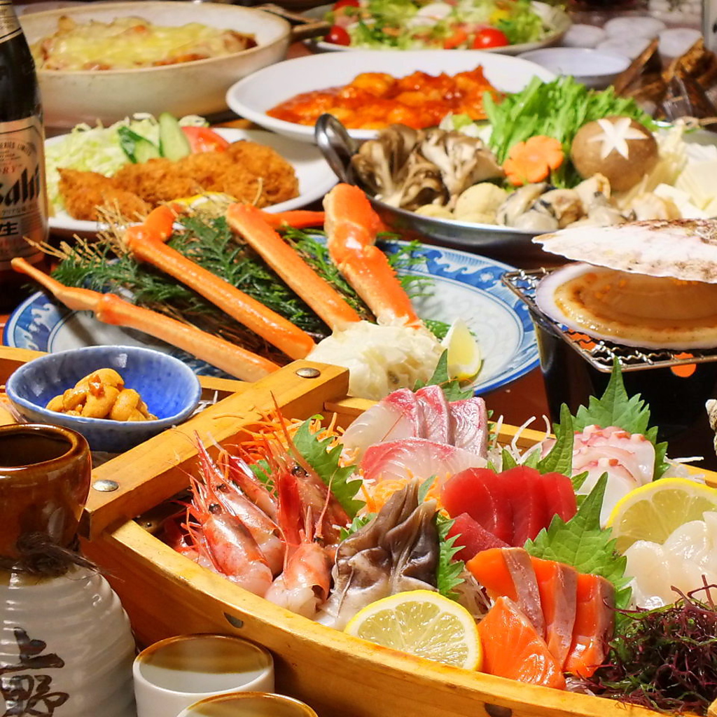 幹事さん必見！4800円～豪華コースをご用意！増税後も税込価格で提供します！