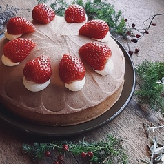 【冬季限定】ストロベリーモンブランタルト&WINTER BLENDの写真