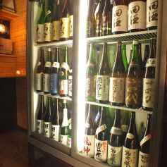 日本酒ズラリ！温度管理も万全♪