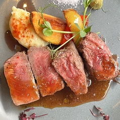 ブラックアンガス牛ミスジステーキ