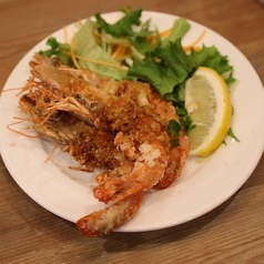 海老のガリバタ揚げ