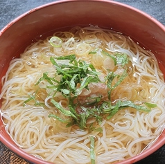 薬味たっぷりぶっかけそうめん