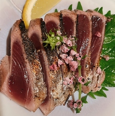 藁塩焼き鰹のたたき