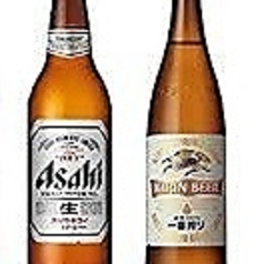 瓶ビール・キリン一番絞り・アサヒスーパードライ