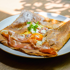 生ハムのガレット