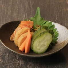 天草野菜の漬物盛り合わせ