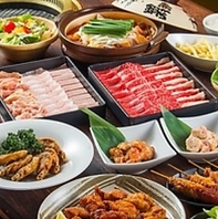 名物の赤から鍋が楽しめるコース3278円(税込)～ご用意！