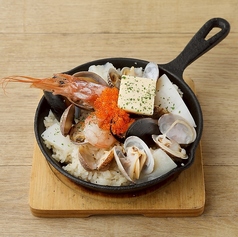 魚介のガーリックライス