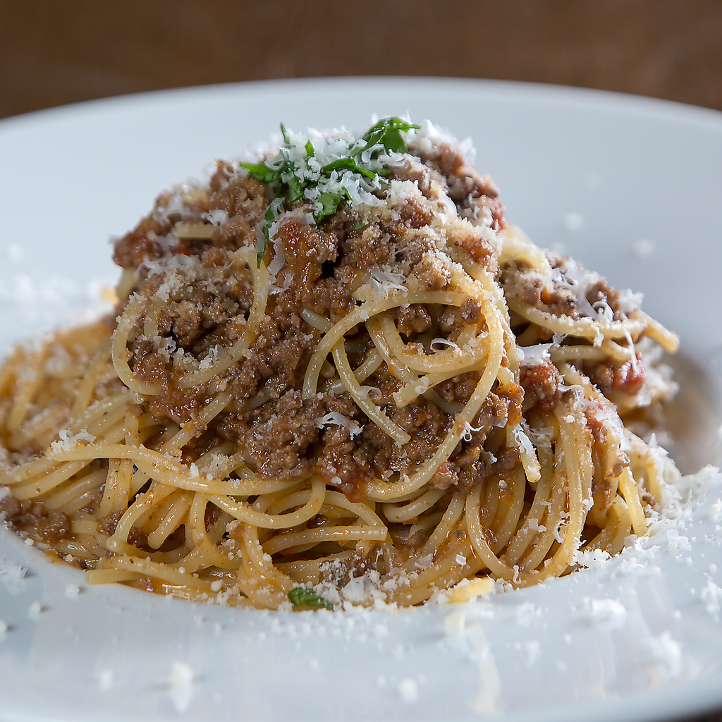 本格派ボロネーゼ 2,365円（税込） 香味野菜の甘味と肉々しさ感じるパスタ