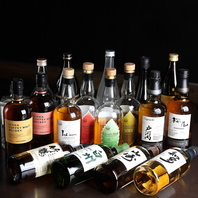 選りすぐりの銘柄が勢ぞろい！ウイスキーメニューが充実