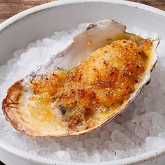 ガーリックソースと香草パン粉の焼き牡蠣