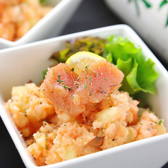 長崎雲仙ハムの明太ポテサラ