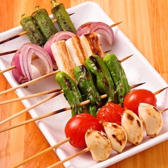 野菜串焼き盛り合わせ(6本)