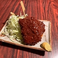 料理メニュー写真&nbsp;まぐろ味噌串カツ