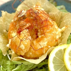 プリプリエビマヨ　自家製チリソース