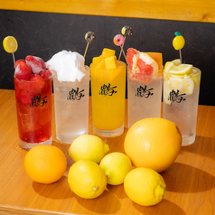 ゴロゴロ果実酒サワーがおすすめ♪