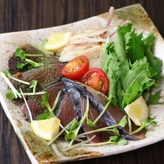 炭焼きカツオのさっぱり柑橘マリネ