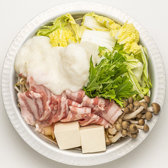 豚と野菜のとろろみぞれ鍋 (うどん付き) 1人前