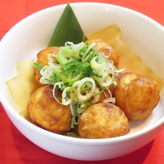 揚げたこ焼きネギポン酢