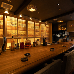 【カウンター席】日頃の疲れを癒しに、お一人様でも大歓迎◎総席数11席完備！お席詳細・人数・ご予算など、お気軽にお問い合わせください！※写真は一例です