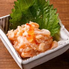 サーモンの塩辛/ホタルイカの沖漬け