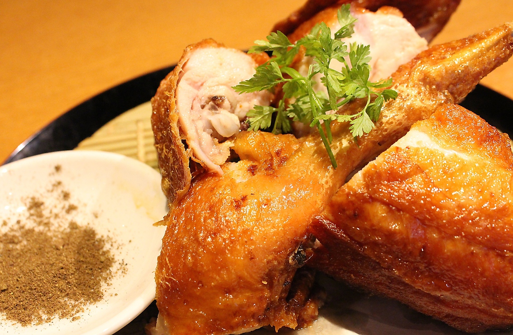 ジューシーな半身揚げ