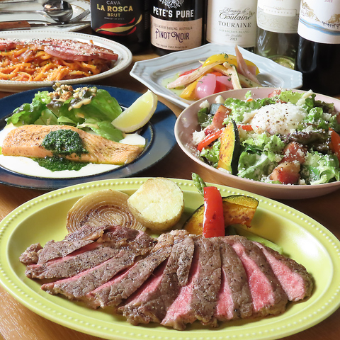 【市川駅8分】本格鉄板焼きステーキ＆洋食★隠れ家風の上質空間で素敵なひとときを♪