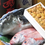 鮮度の高い北海道産生うにや金目鯛など、新鮮な海鮮料理を存分にお愉しみいただけます。