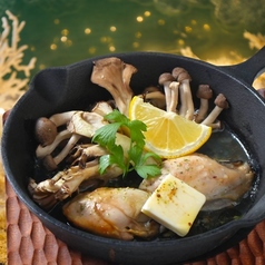 牡蠣と木の子のバターソテー