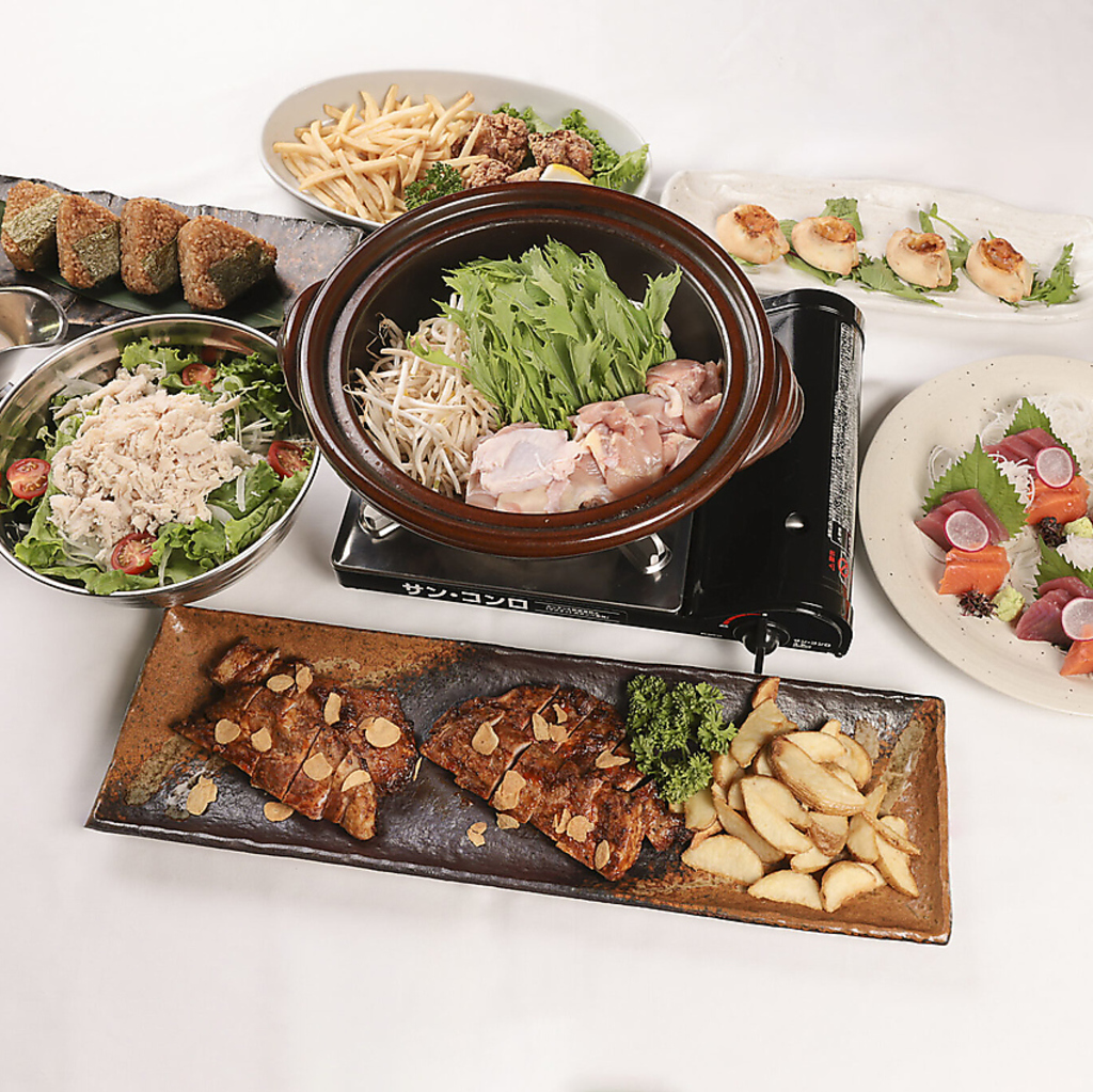 旬の食材が堪能できる和食を中心に、メインには「鶏鍋」をご用意した大満足間違いなしのプランあり！