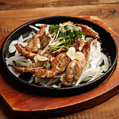 鶏せせりガーリック焼き