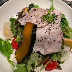 三河豚のしゃぶしゃぶサラダ