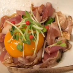 しゃものユッケ