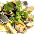 料理メニュー写真&nbsp;北海道大アサリとセリのアーリオ・オーリオ