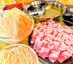 十勝帯広しゃぶしゃぶ一心のコース写真