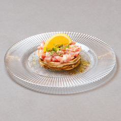 パンチェッタとマッシュルームのタルタル