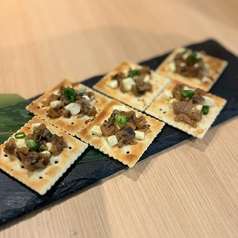 牡蠣醤油とクリームチーズ