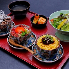 三色丼ランチ
