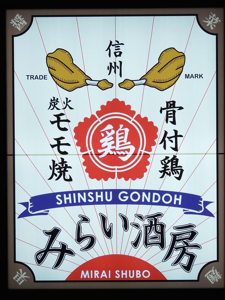 権堂のアーケード沿いのビルの2Ｆ！大きな看板が目印！一歩入れば活気溢れる雰囲気で元気がもらえる