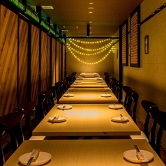 貸切30名様以上のご案内も可能!プレミアム飲み放題にはマッコリも♪