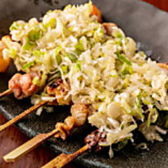 ネギまみれ串焼き5本盛り