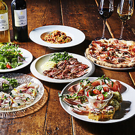 各種宴会にピッタリなイタリアンなコースをご用意